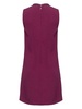 Embellished-neck Mini Dress