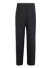 Wide-leg Black Trousers