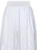 Lace-detail High Waist Maxi Skirt