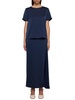 Aia Satin Midi Skirt