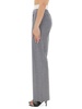 HIGH WAIST STRETCH PANTS WITH PLEATS AND LOGO