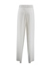 White Triacetate Blend Neottia Pant