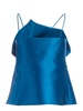 Maxi bow top in teal blue color