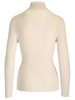 Ribbed Lurex Turtleneck