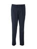 Garment-dyed Leisure Fit Trousers With Pleats