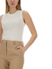 White Cotton Tank Top