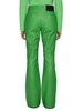 High-waisted Leather Bootcut Trousers