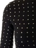 All-over Embellished Crewneck Top