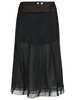 Maison Margiela Black Polyester Skirt Women