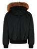 Black Nylon Bomber Jacket
