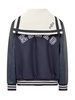 Wool And Leather Bomber Jacket