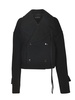 Davin Double-breasted Short Caban