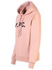 A.P.C. Light Pink Cotton Hoodie