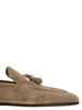 Suede Moccasins With Tassels