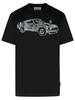Philipp Plein 'Car Strass' Black Cotton T-Shirt