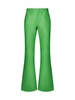 High-waisted Leather Bootcut Trousers