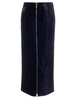 Velvet Pencil Skirt