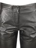 Wide Leg Shiny Leather Trousers