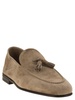 Suede Moccasins With Tassels