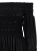 Manu off-shoulder virgin wool maxi dress