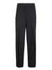 Wide-leg Black Trousers