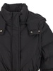 Belted High Neck Hooded Coat
