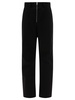Logo Embroidered Zip Up Trousers