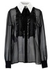 Ruffles Plastron Shirt