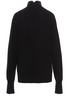 High-neck Plain Knit Sweater