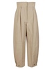 High-waisted Cargo Trousers