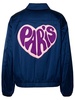 Blue viscose jacket