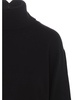 High-neck Plain Knit Sweater