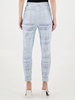 Power Mesh Fringed Pants