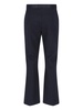 Grazia Logo Waistband Straight-leg Trousers