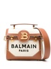 B-BUZZ 23 LEATHER AND CANVAS BAG