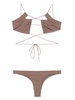 Bikini set 'Jadia Thong' in beige