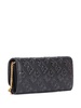 Black leather 'Love Tiny Birds' wallet