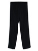Blue trousers 'Rachele' with pressed crease