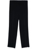 Blue trousers 'Rachele' with pressed crease