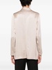 Beige satin blazer
