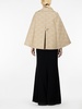 Pirania cape in cotton with logo
