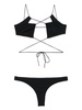 Bikini set 'Jadia Thong' in black