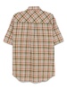 Multicolor checkered cotton shirt with pocket