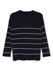 Blue 'Pece' knitwear with white stipes