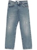 James ripped cotton jeans