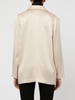 Beige satin blazer