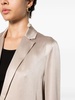 Beige satin blazer
