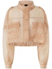 Pink Lanario semi-sheer jacket