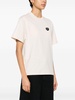 Cotton t-shirt in ivory