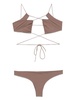 Bikini set 'Jadia Thong' in beige